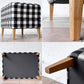 モーブレーワークス MOBLEY WORKS クラマス レッグレスト Klamath Leg Rest オットマンスツール ブロックチェック ブラック×ホワイト オーク材 鰤岡力也 ◇