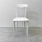 ファセム Fasem チャーム Charme ダイニングチェア アルミ レザー 本革 ホワイト クラシカル モダン イタリア ●