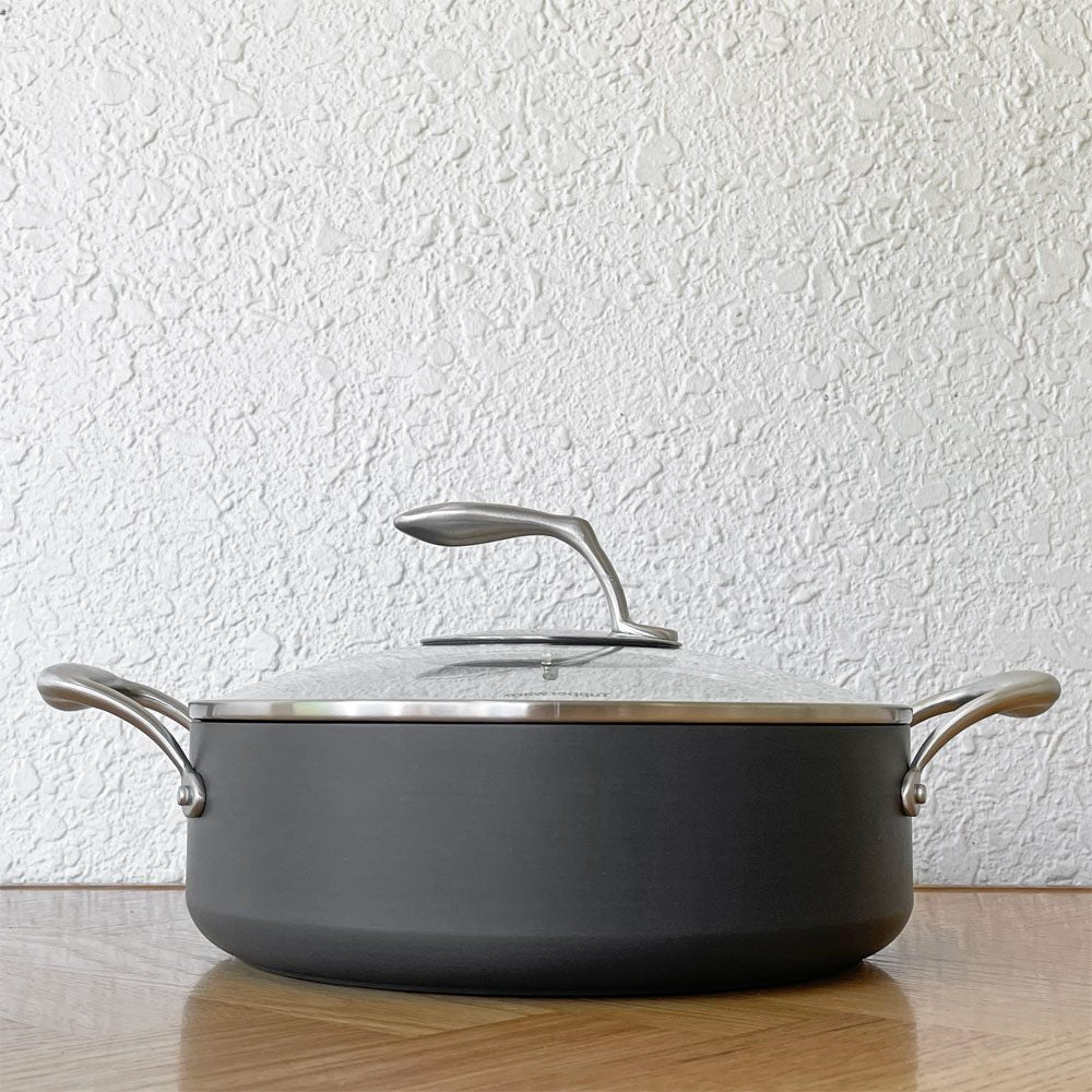 タッパーウェア Tupperware ブラックシリーズ 両手鍋 26cm IH可 日本未発売 ◇