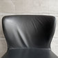 カッシーナ Cassina オラ 369 HOLA アームレスチェア ダイニングチェア 本革 ブラックレザー ハンス・ウェッツスタイン イタリア 定価￥418,000- ♪