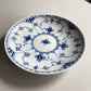 ロイヤルコペンハーゲン ROYAL COPENHAGEN ブルーフルーテッド ハーフレース スープカップ&ソーサー 陶器 北欧食器 廃番 箱付き 未使用 D ♪