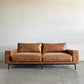 クラッシュゲート CRASH GATE コンフォーム COMFORM プルート PLUTO SOFA 3人掛けソファ W198cm スーパーレザーテックス オーカーブラウン 定価￥154,000- 〓
