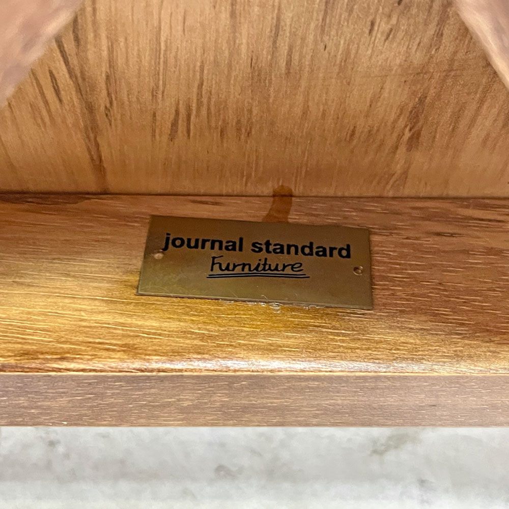 ジャーナルスタンダードファニチャー j.s.F シノン ダイニングチェア CHINON CHAIR WOOD ラバーウッド材 板座 座繰り ●