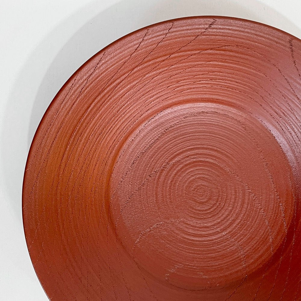 赤木明登 Akito Akagi 深皿 赤 nurimono 約21cm 漆器 輪島塗 現代作家 B ◎