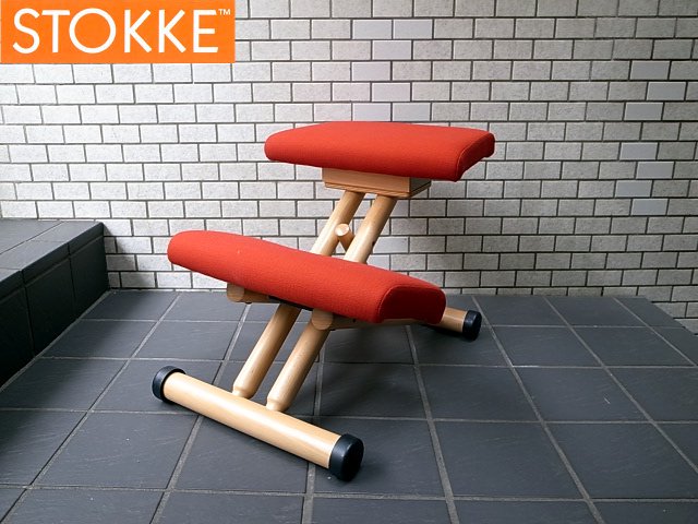 ノルウェー STOKKE/ストッケ バランスマルチ ジュニア アタッチメント付 レッド ■