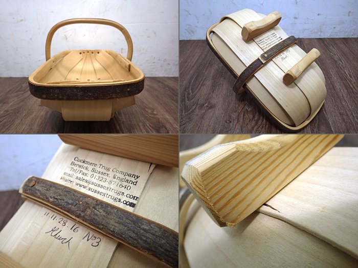 イギリス Garden Trug Company Cuckmere バスケット ●