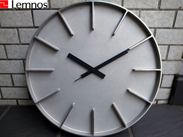 Lemnos レムノス AZUMI アズミ 『edge clock』 ウォールクロック 壁掛け時計 日本製 ■