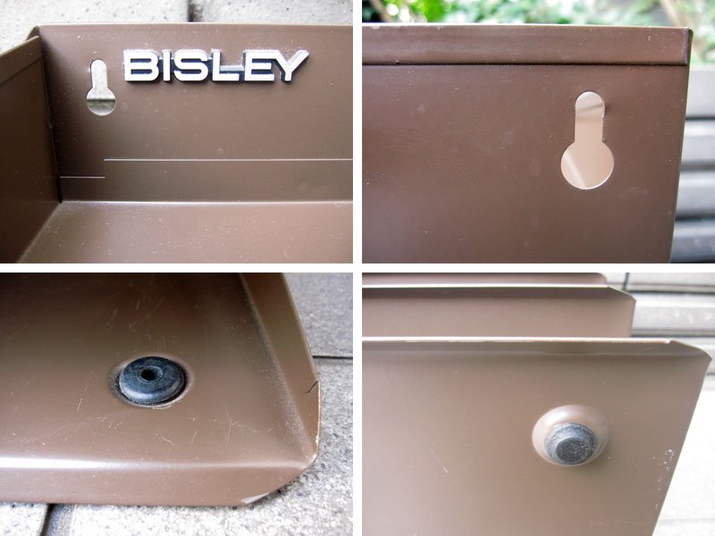 U.K  BISLEY （ ビスレー ） ★ " PLUSシリーズ " ★  『 Letter Rack / レターラック （ 廃番/5段 ） 』 Color： Brown