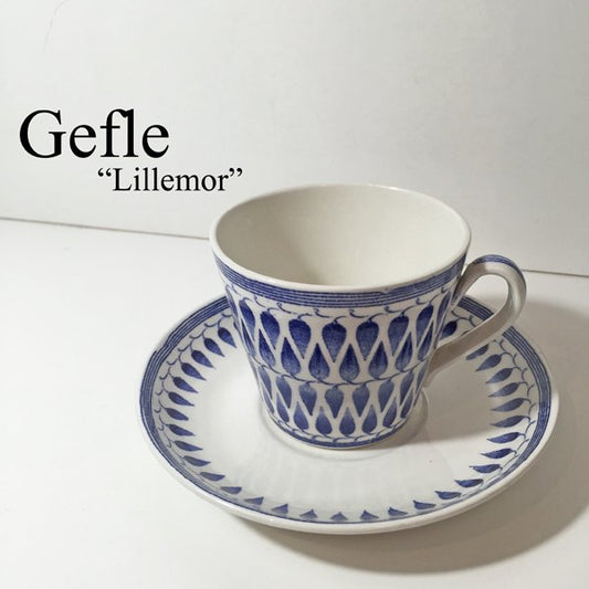 ゲフレ Gefle ウプサラエクビイ Upsala Ekeby リッレモー Lillemor カップ＆ソーサー 北欧 ◎