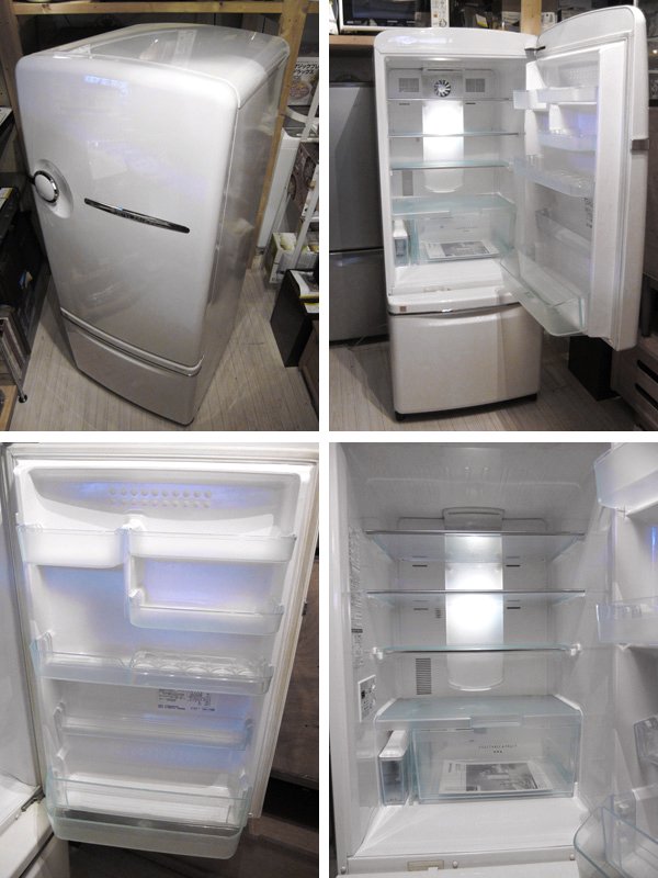 廃番希少 ・ 完動品！★ ナショナル / National ★ '04 パーソナルノンフロン冷蔵庫 ★ 『 WiLL FRIDGE 260L 』 ホワイト