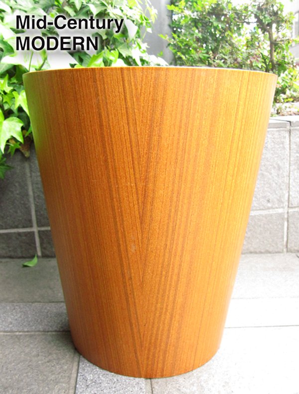Mid-Century MODERN / ミッドセンチュリーモダン ★ 廃盤希少 『 ペーパーバスケット ・ M （ チーク ） 』 ★ ゴミ箱 / ダストボックス