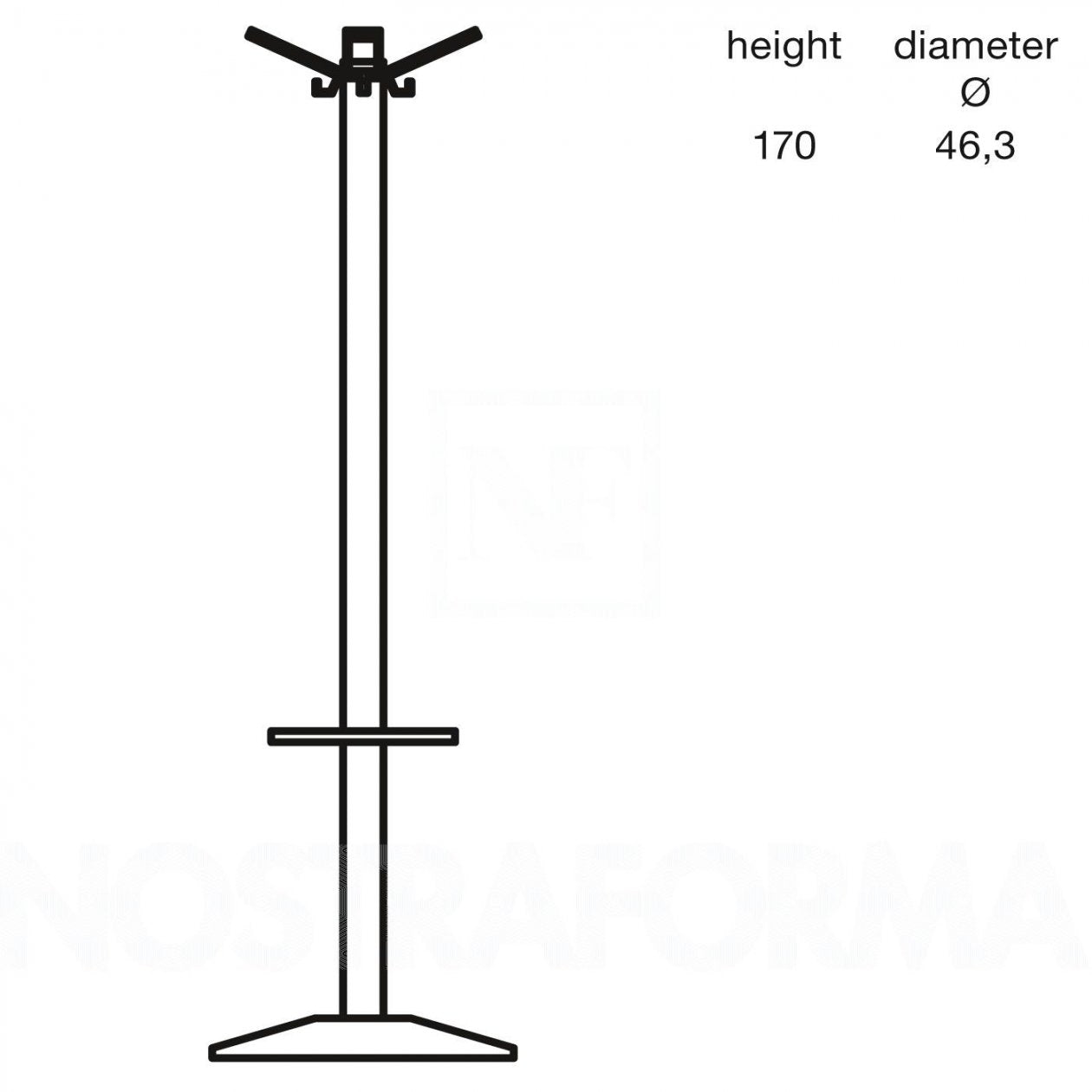 Italy Kartell / カルテル ★ コートハンガー / ハンガースタンド （ 傘立て付き ） 『 Clothes Stands / クローズスタンド 』 ★ 希少廃盤カラー / グレー