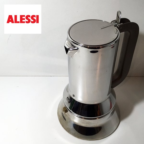 アレッシィ ALESSI エスプレッソコーヒーメーカー 3カップ用 9090/3 IH対応 イタリア ◎