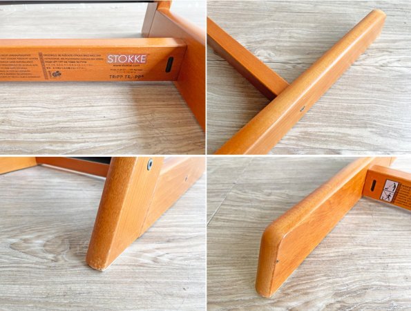 ストッケ STOKKE トリップトラップ TRIPP TRAPP 旧型 ベビーチェア キッズチェア チェリー 高さ調整可 ノルウェー 北欧家具 ●