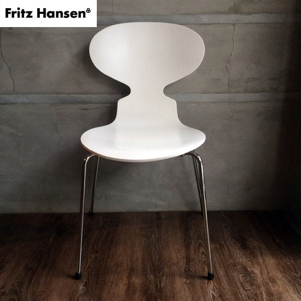 FRITZ HANSEN フリッツハンセン/ANT CHAIR アントチェア （アリンコチェア） 椅子 ホワイト A♪