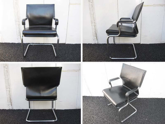 Cassina IXC. / カッシーナ・イクスシー取扱 ★ Italy Marcatre / マルカトレ ★ 『 Archizoom Chair / アルキズームチェア 』 ★ コードバン・ブラック