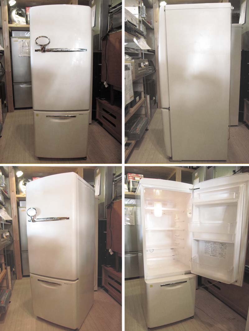 National / ナショナル ★ WiLLシリーズ ★ パーソナルノンフロン冷蔵庫 '02 『 FRIDGE - mini / フリッジ ・ミニ 162L ・ ホワイト 』 ★ メンテ済み完動品