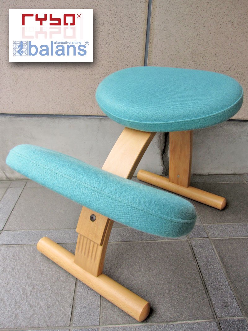 Norway Rybo （ リボ社 ） ★ バランスチェア 『 Balans EASY （ バランスイージー ） 』 ★ 一番人気色 / 定番ライトグリーン