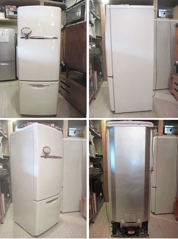 National / ナショナル ★ WiLLシリーズ ★ パーソナルノンフロン冷蔵庫 '04 『 FRIDGE - mini / フリッジ ・ミニ 162L ・ ホワイト 』 ★ メンテ済・完動品