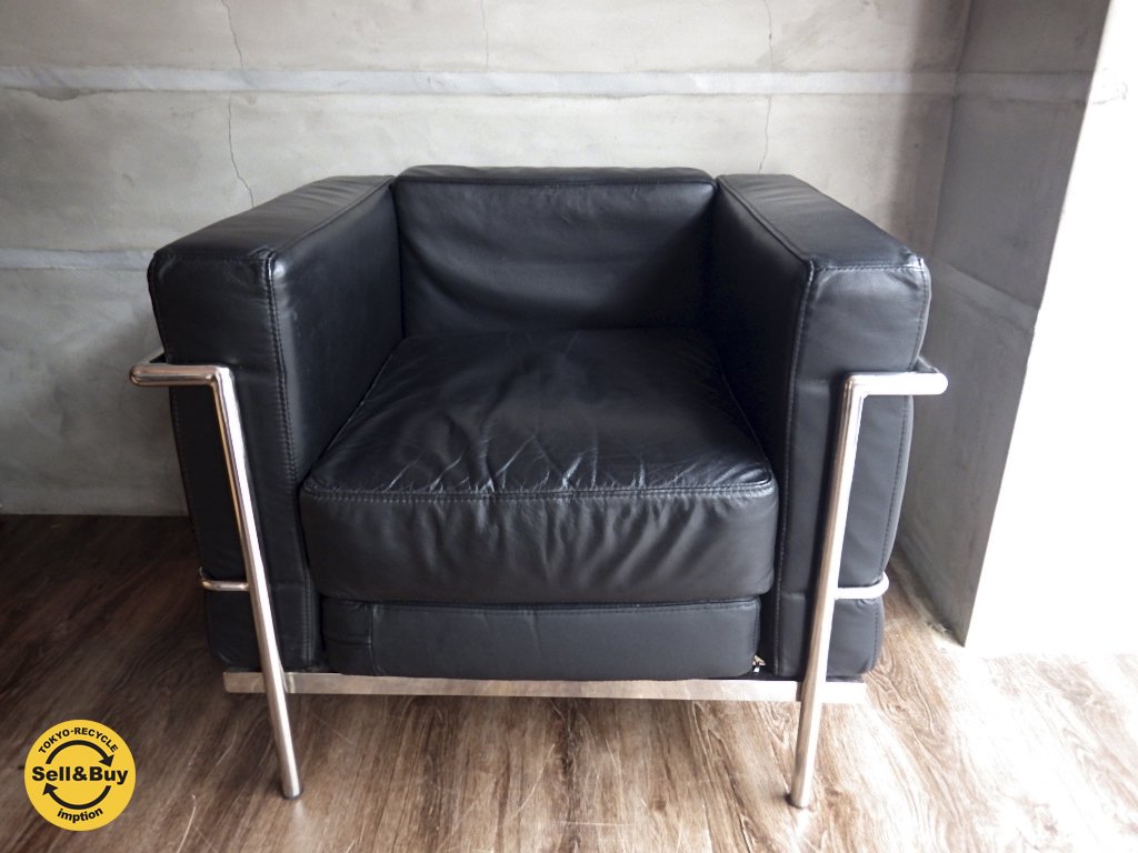LE CORBUSIER ル コルビュジェ / LC-2  1Ｐ チェア リプロダクト 商品  Ａ♪
