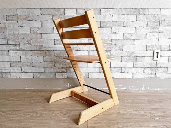 ストッケ STOKKE トリップトラップ TRIPP TRAPP ベビーチェア キッズチェア ナチュラル色 S/N3～ 高さ調整可 ノルウェー 北欧家具 ●