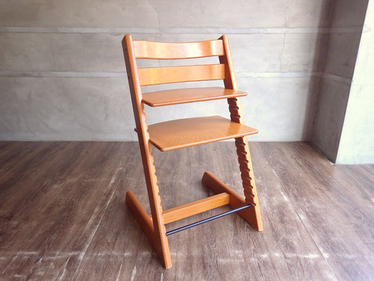 ストッケ STOKKE トリップトラップ TRIPP TRAPP ベビーチェア キッズチェア チェリー材 S/N3～ ノルウェー 北欧家具 ♪