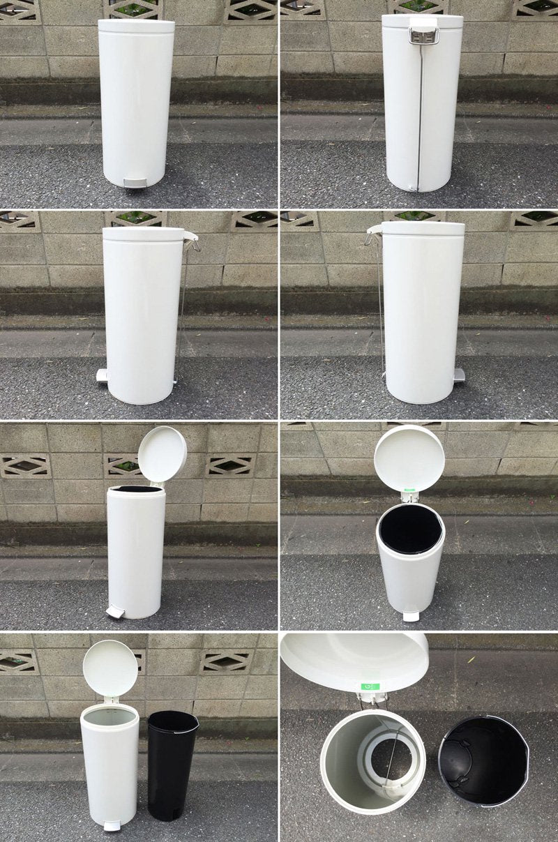 brabantia(ブラバン)/ペダルピン30Ｌ(白)◎