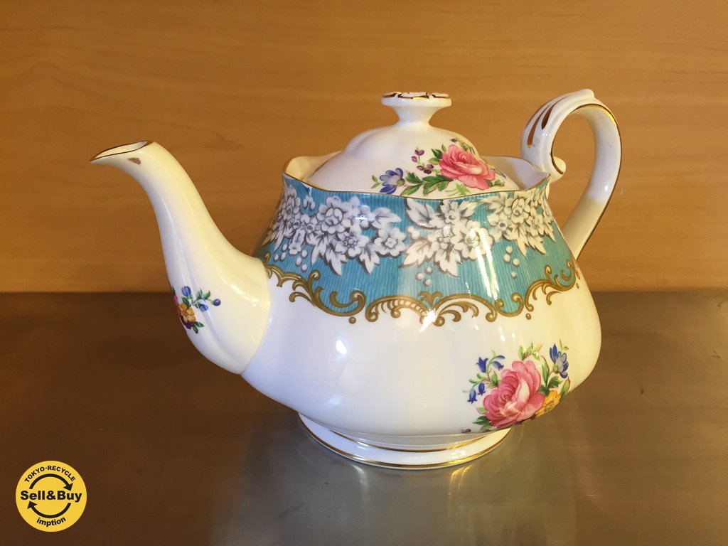 ロイヤルアルバート ROYAL ALBERT エンチャントメント ティーポット 洋食器 ◎