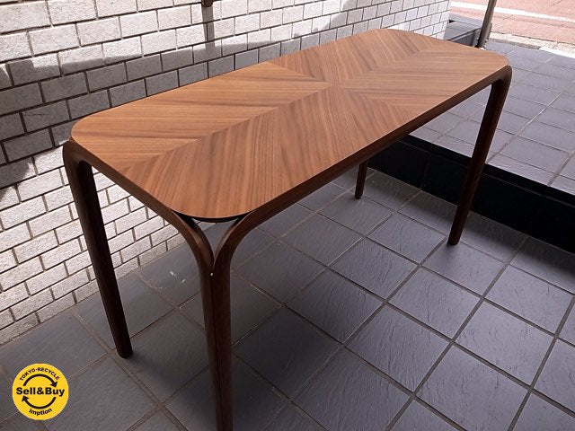 HENRY CONSOLE TABLE アンリ コンソールテーブル ウォルナット ヘンリボーンスタイル天板 ■