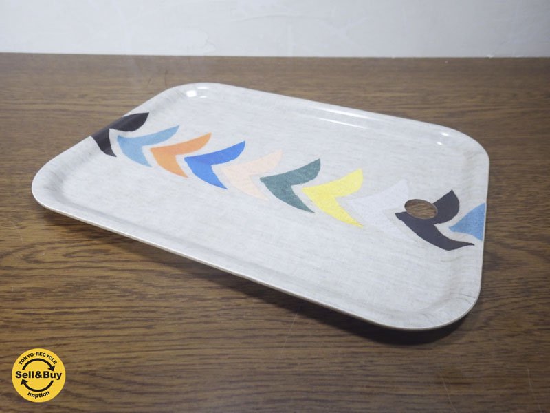 ミナペルホネン mina perhonen bird トレイ 小 ◇