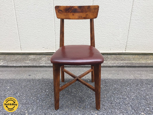 ジャーナルスタンダード journal standard Furniture シノンチェア CHINON chair レザー ブラウン c ◎