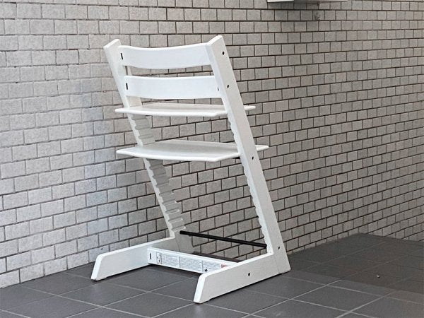 ストッケ STOKKE トリップトラップ TRIPP TRAPP ベビーチェア キッズチェア ホワイト S/N4～ 北欧 ノルウェー ■