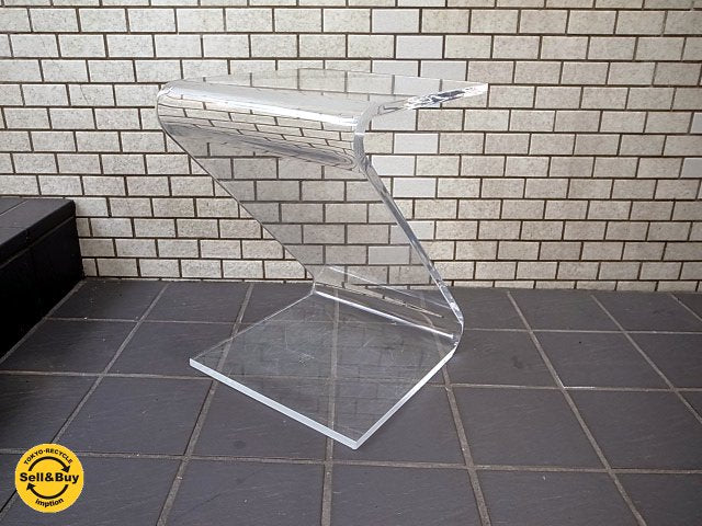 Waazwiz ワーズウィズ アクリル “Z”Table サイドテーブル ～カルテル ■