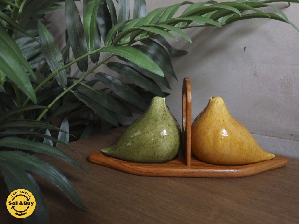 ジィカントフタ　JIE gantofta　小鳥のソルト＆ペッパーセット(トレイ付）　salt&pepper スウェーデン♪