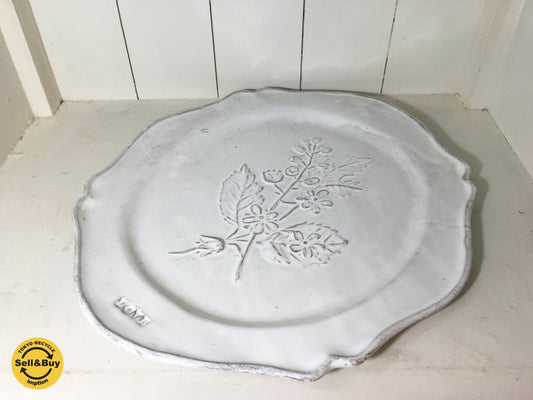 アスティエ・ド・ヴィラット ASTIER de VILLATTE フルール Fleurs 野花のブーケ プレート 31cm ナタリー・レテ ◎