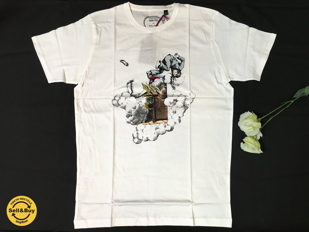 アスティエ・ド・ヴィラット ASTIER de VILLATTE コミューンドゥパリ COMMUNE DE PARIS "Reveil" Tシャツ S b ◎