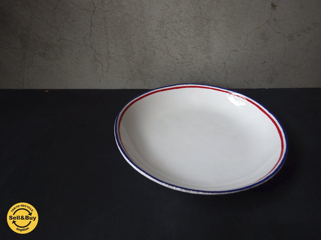 Astier de Villatte アスティエ ド ヴィラット / Tricolor トリコロール 深皿 B ♪