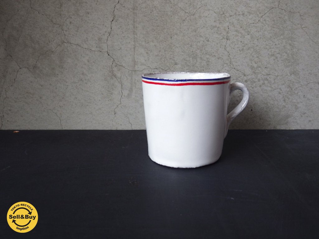 Astier de Villatte アスティエ ド ヴィラット / Tricolor トリコロール スモールカップ B ♪