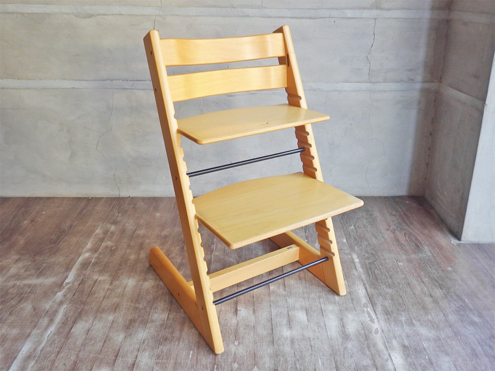 ストッケ STOKKE トリップトラップ TRIPP TRAPP ベビーチェア キッズチェア ナチュラル S/N0～ 北欧 ノルウェー ♪