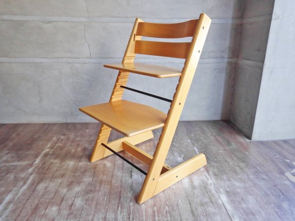 ストッケ STOKKE トリップトラップ TRIPP TRAPP ベビーチェア キッズチェア ナチュラル S/N0～ 北欧 ノルウェー ♪