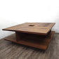 SUNKOH サンコー / compos Living Table Square コンポス リビングテーブル 正方形 ブラックチェリー材 無垢材 ●