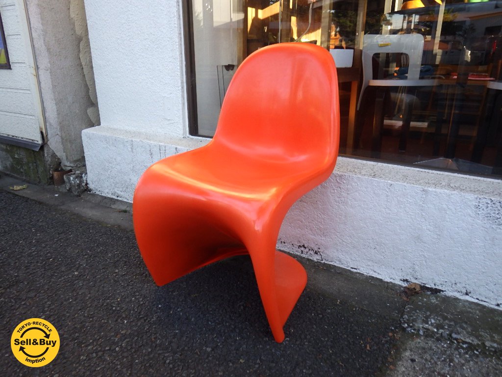 希少 Herman Miller　ハーマンミラー　Panton Chair　パントンチェア レッド オリジナル ビンテージ 1974 ◇