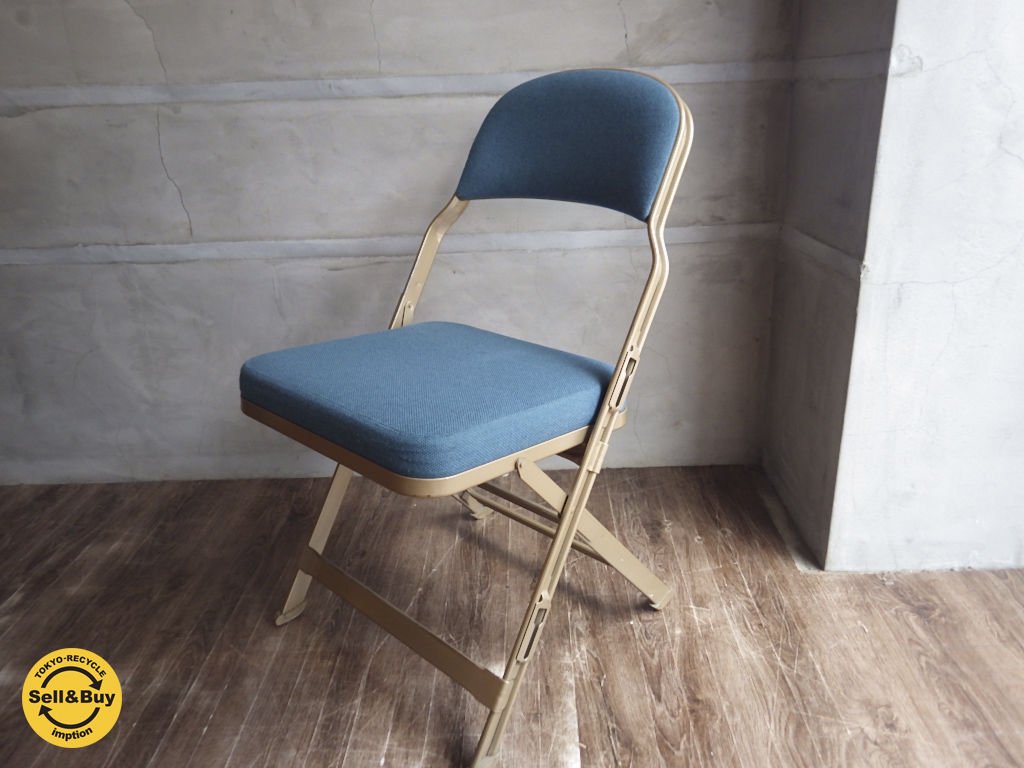 PFS パシフィックファニチャー 取扱 CLARIN 米国 クラリン Folding chair Full Cushion 折り畳みチェア アクアマリン ♪