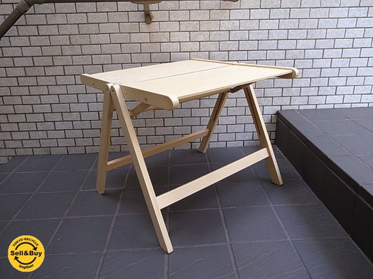 REX/レックス フォールディングテーブル 折畳みテーブル ビーチ材 ■