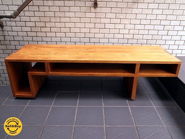 デザイン AVボード オープンタイプ ニヤトー材 幅130cm  ■