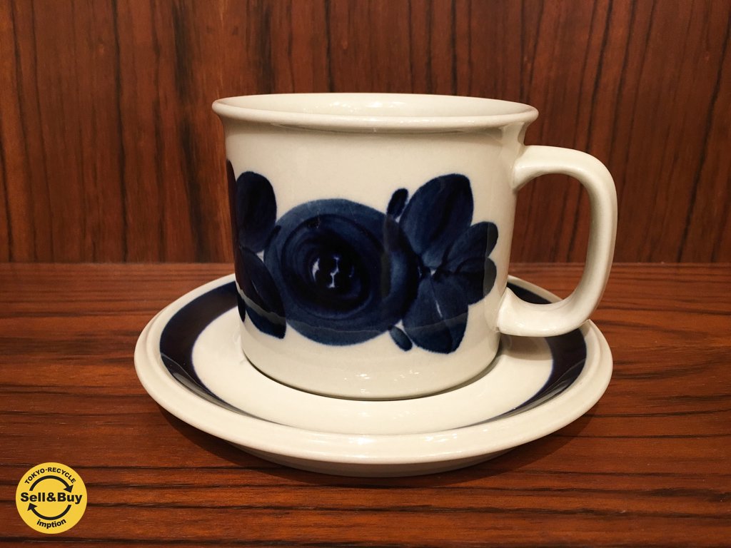 アラビア ARABIA アネモネ Anemone モーニングカップ ソーサー ウラ・プロコッペ b ◎
