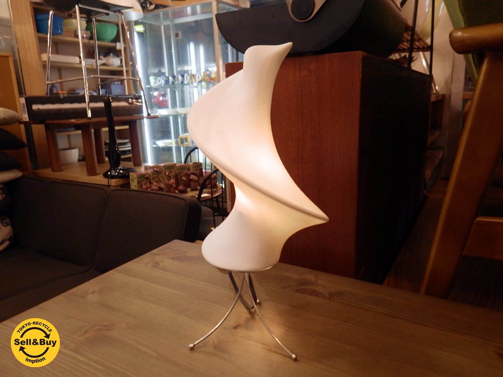 IDEE イデー　CARESS STAND LAMP　キャレス スタンド ランプ ヤン･テサール デザイン 陶器 ◇