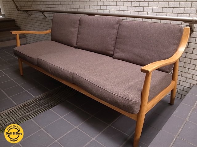 CRUSH CRASH PROJECTクラッシュクラッシュ ARNE Ⅱ SOFA アルネ Ⅱ ソファ 3シーター ソファ オーク材  ■