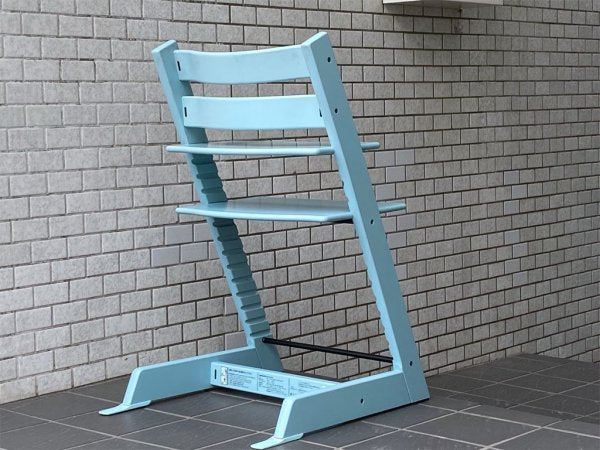 ストッケ STOKKE トリップトラップ TRIPP TRAPP ベビーチェア キッズチェア ブルー S/N4～ 北欧 ノルウェー ■