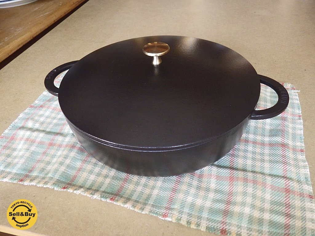 STAUB ストウブ ニダベイユ ソテーパン 28cm ブラック ◇